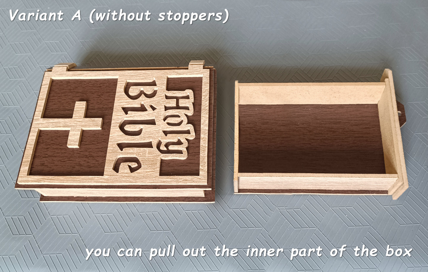 C277-Bible Box Scroll Saw Pattern - Alex Fox Patterns