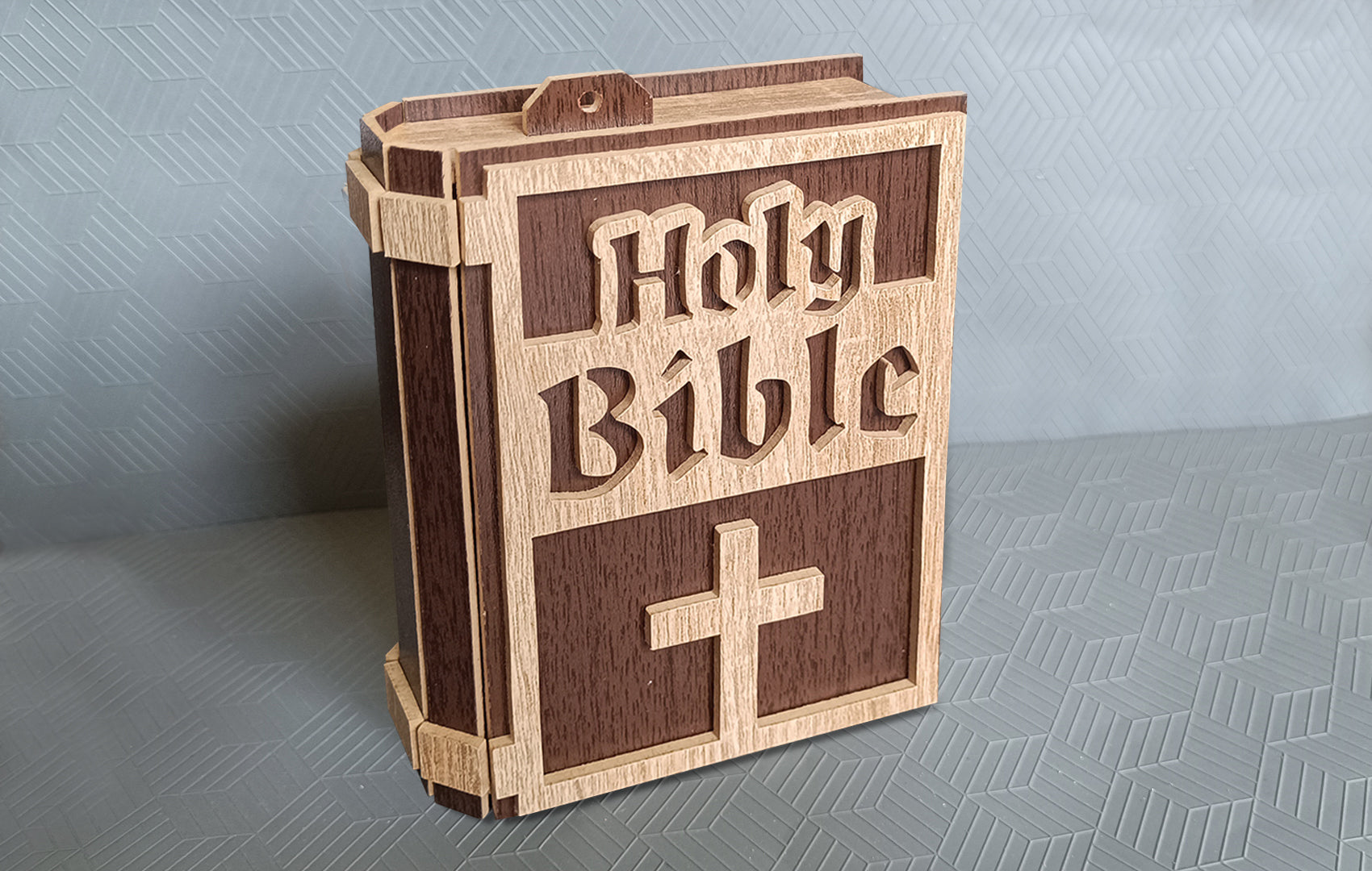 C277-Bible Box Scroll Saw Pattern - Alex Fox Patterns