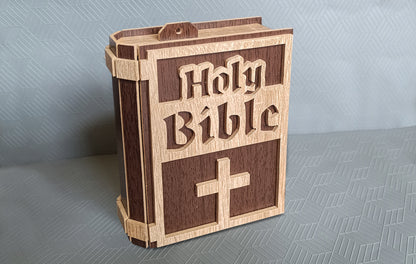 C277-Bible Box Scroll Saw Pattern - Alex Fox Patterns