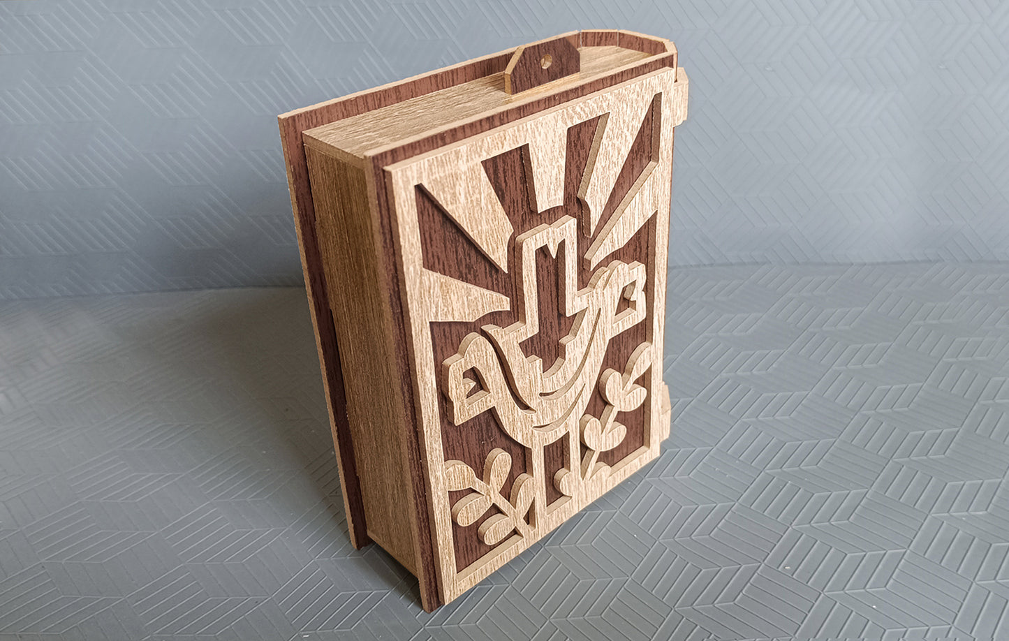 C277-Bible Box Scroll Saw Pattern - Alex Fox Patterns