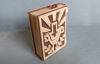 C277-Bible Box Scroll Saw Pattern - Alex Fox Patterns