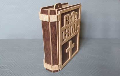 C277-Bible Box Scroll Saw Pattern - Alex Fox Patterns