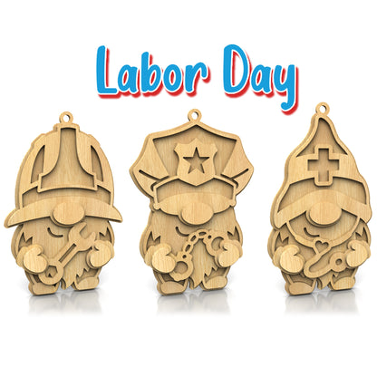 C282-Labor Day gnomes Layered Scroll Saw Patterns — Alex Fox Patterns