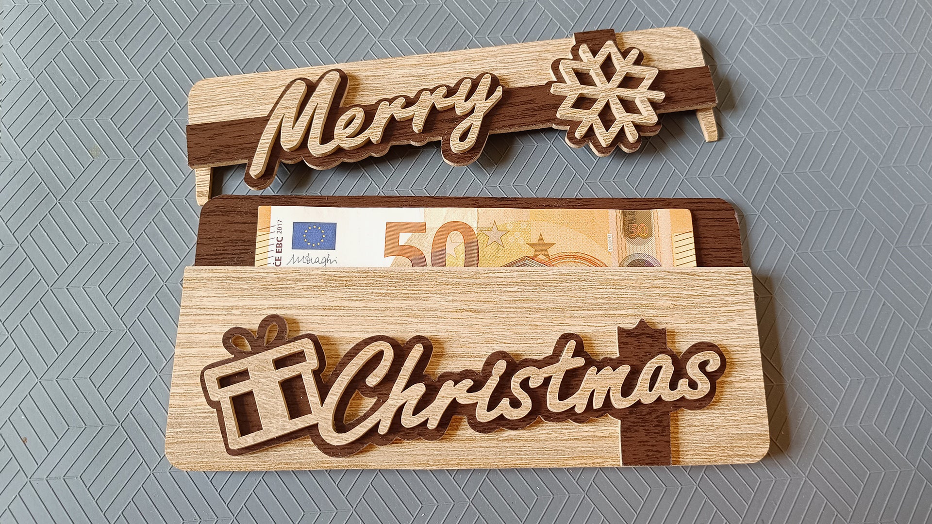 C288-Money Gift Envelope Set Layered Scroll Saw Patterns - Alex Fox Patterns