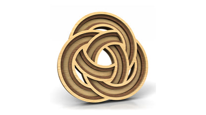 C290-Celtic Ornament Set Layered Scroll Saw Patterns - Alex Fox Patterns