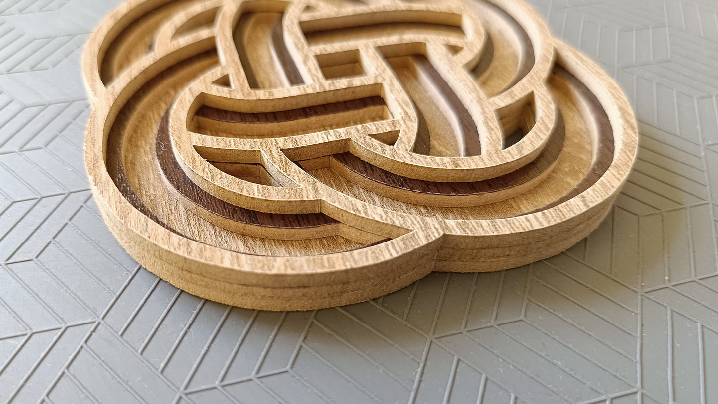 C290-Celtic Ornament Set Layered Scroll Saw Patterns - Alex Fox Patterns