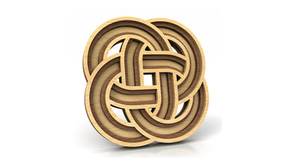 C290-Celtic Ornament Set Layered Scroll Saw Patterns - Alex Fox Patterns