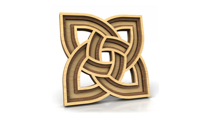C290-Celtic Ornament Set Layered Scroll Saw Patterns - Alex Fox Patterns