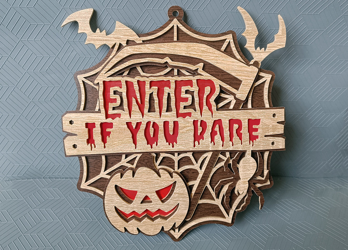C291-Halloween Layered Scroll Saw Pattern - Alex Fox Patterns