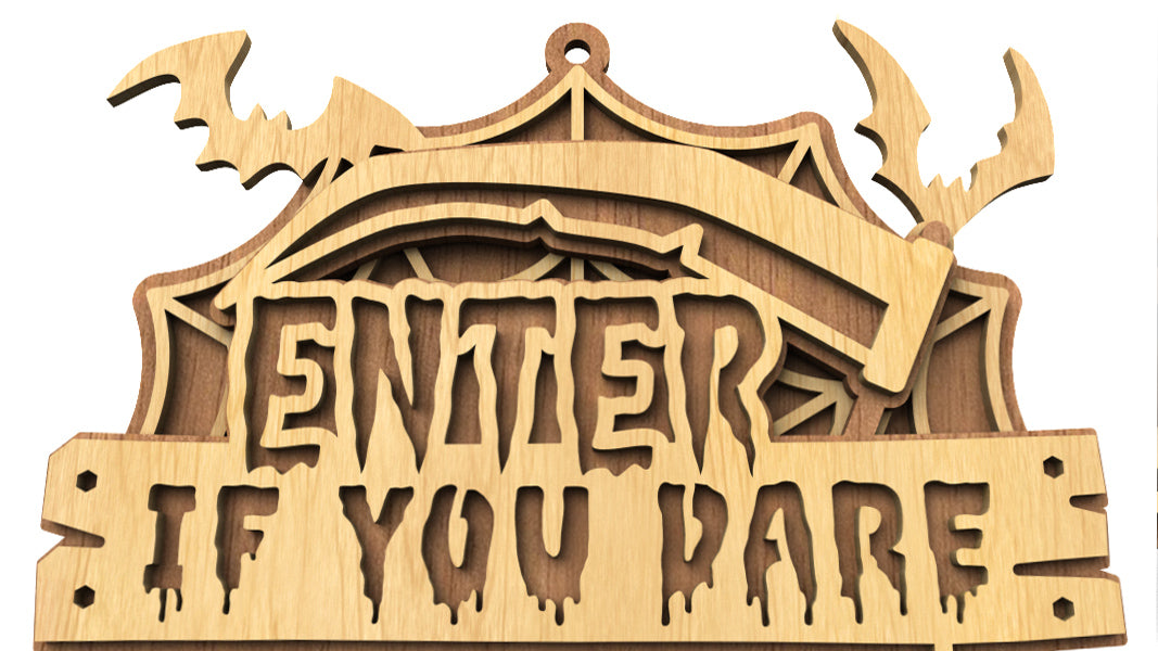 C291-Halloween Layered Scroll Saw Pattern - Alex Fox Patterns