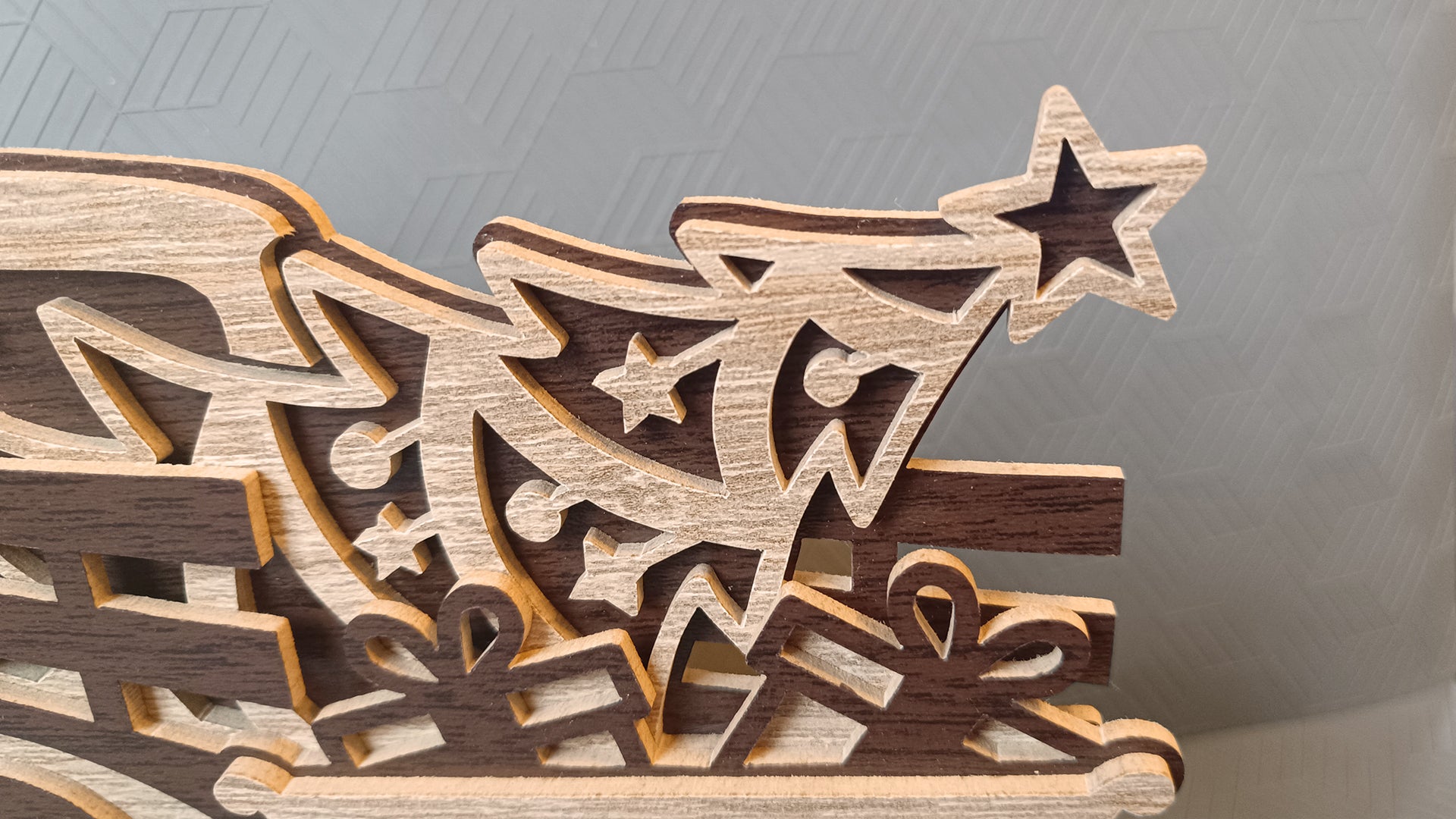 C295-Christmas Truck Layered Scroll Saw Pattern - Alex Fox Patterns
