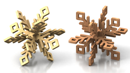 C265-Snowflake Set Scroll Saw Patterns - Alex Fox Patterns