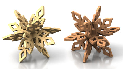 C265-Snowflake Set Scroll Saw Patterns - Alex Fox Patterns