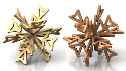 C265-Snowflake Set Scroll Saw Patterns - Alex Fox Patterns