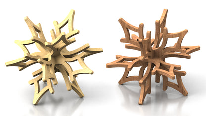 C265-Snowflake Set Scroll Saw Patterns - Alex Fox Patterns
