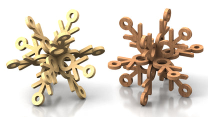 C265-Snowflake Set Scroll Saw Patterns - Alex Fox Patterns