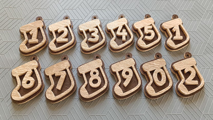 C297-Christmas Fireplace Layered Scroll Saw Pattern - Alex Fox Patterns