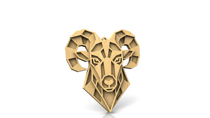 C300-Geometric Animal Set Layered Scroll Saw Patterns - Alex Fox Patterns