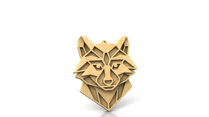 C300-Geometric Animal Set Layered Scroll Saw Patterns - Alex Fox Patterns