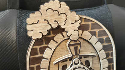 C302-Steam Train Layered Scroll Saw Pattern - Alex Fox Patterns