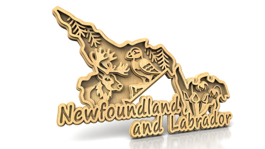C305-Newfoundland and Labrador Scroll Saw Pattern — Alex Fox Patterns