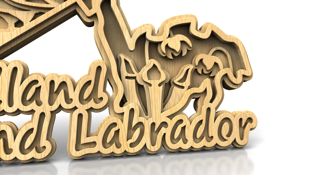 C305-Newfoundland and Labrador Scroll Saw Pattern — Alex Fox Patterns