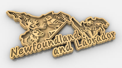 C305-Newfoundland and Labrador Scroll Saw Pattern — Alex Fox Patterns