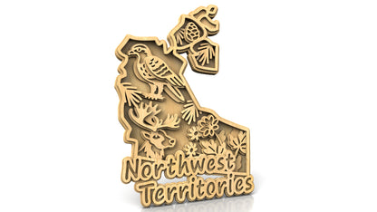 C305-Northwest Territories Scroll Saw Pattern — Alex Fox Patterns
