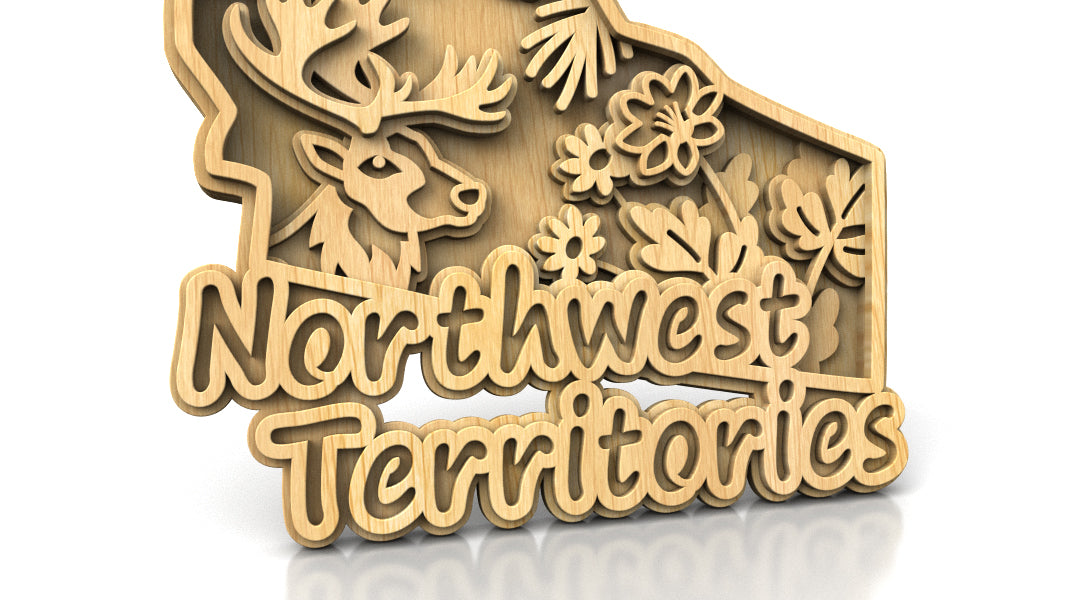 C305-Northwest Territories Scroll Saw Pattern — Alex Fox Patterns