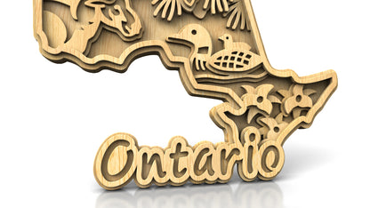 C305-Ontario Layered Scroll Saw Pattern — Alex Fox Patterns