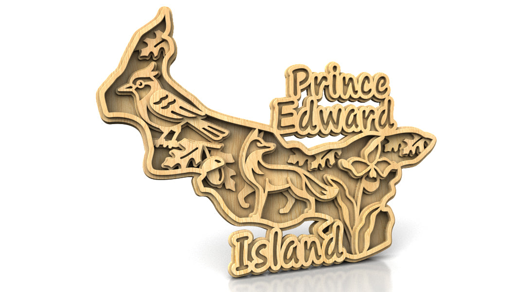 C305-Prince Edward Island Scroll Saw Pattern — Alex Fox Patterns