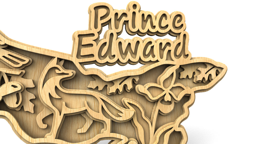 C305-Prince Edward Island Scroll Saw Pattern — Alex Fox Patterns