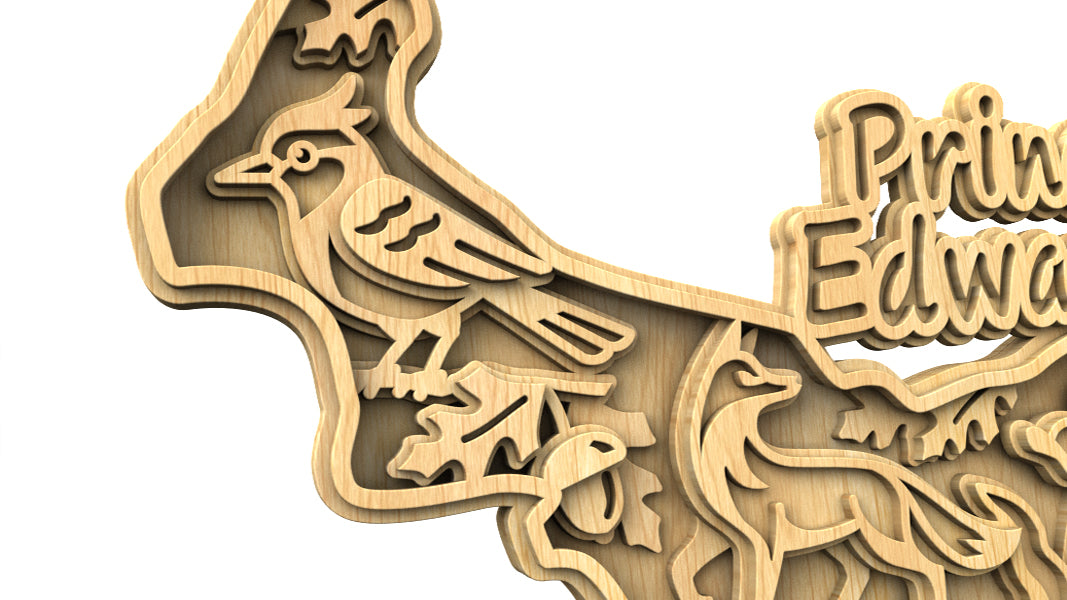 C305-Prince Edward Island Scroll Saw Pattern — Alex Fox Patterns