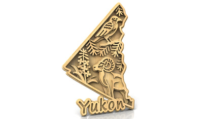 C305-Yukon Layered Scroll Saw Pattern — Alex Fox Patterns