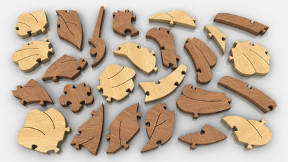 P04-Hummingbird Puzzle Scroll Saw Pattern — Alex Fox Patterns