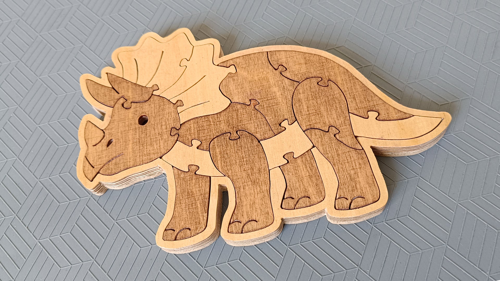 P07-Dinosaur Set Puzzle Scroll Saw Pattern — Alex Fox Patterns